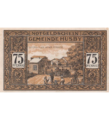 ALLEMAGNE, HUSBY - 75 PFENNIG 1921