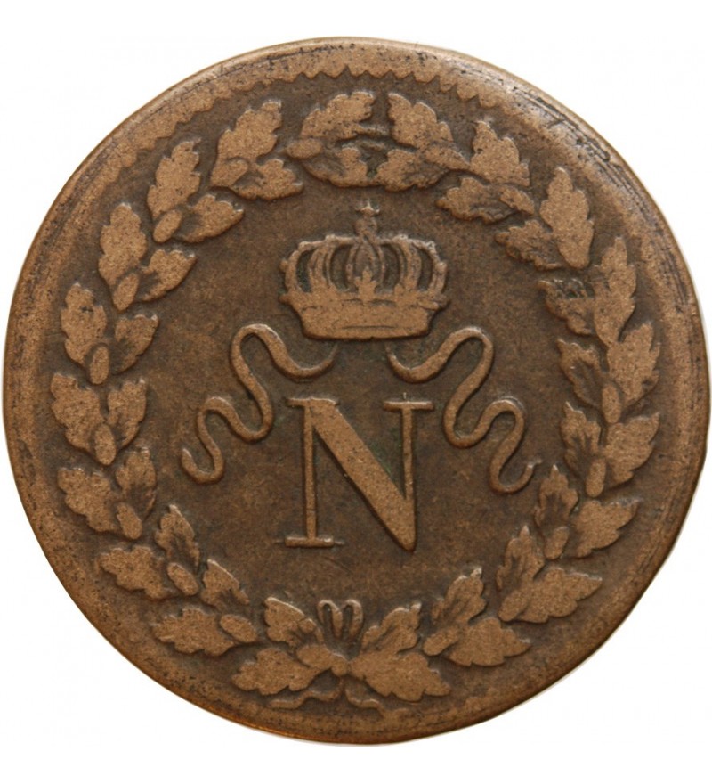 NAPOLEON Ier - DECIME Siège de Strasbourg 1814 BB variété sans point