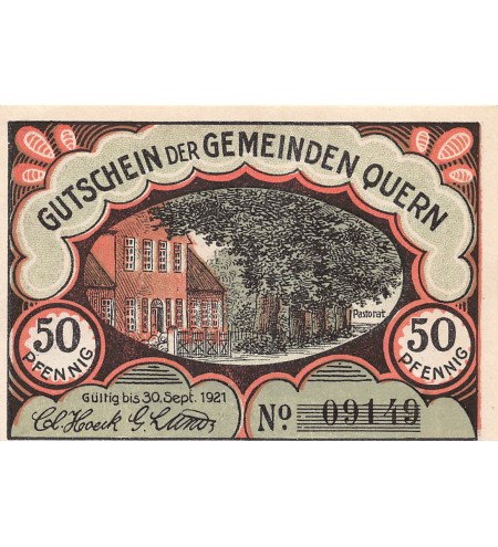 ALLEMAGNE, QUERN - 50 PFENNIG 1921