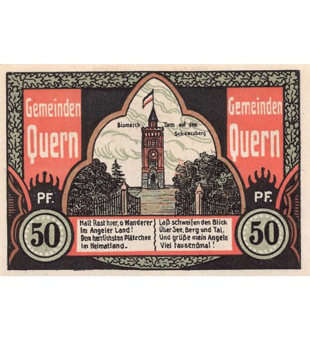 ALLEMAGNE, QUERN - 50 PFENNIG 1921