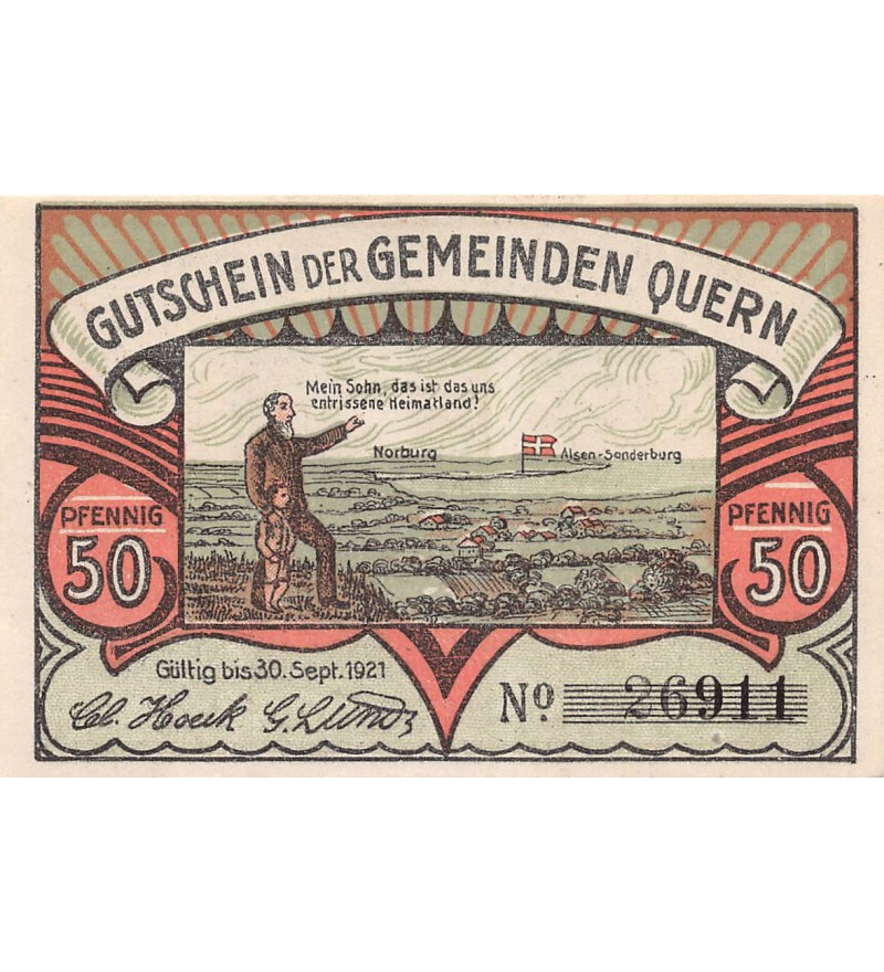 ALLEMAGNE, QUERN - 50 PFENNIG 1921