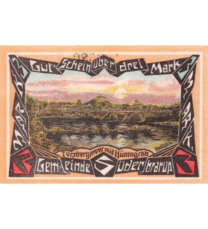 ALLEMAGNE, THORSBERG MOOR - 3 MARK 1920