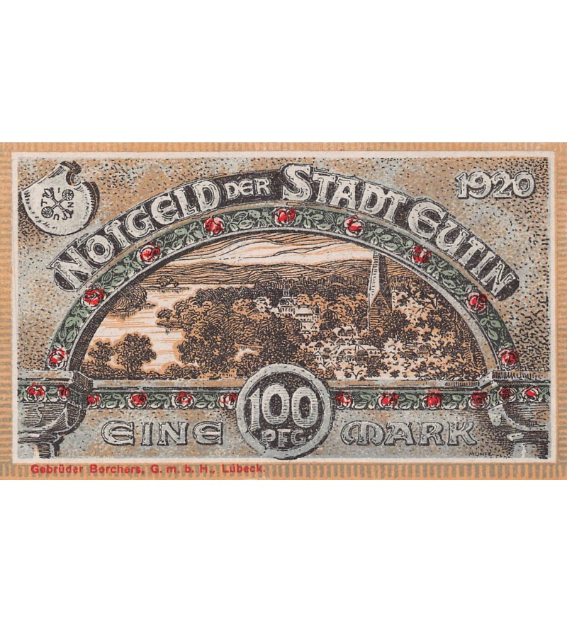 ALLEMAGNE, EUTIN - 100 PFENNIG 1920