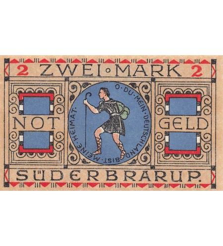 ALLEMAGNE, SUDERBRARUP - 2 MARK 1920