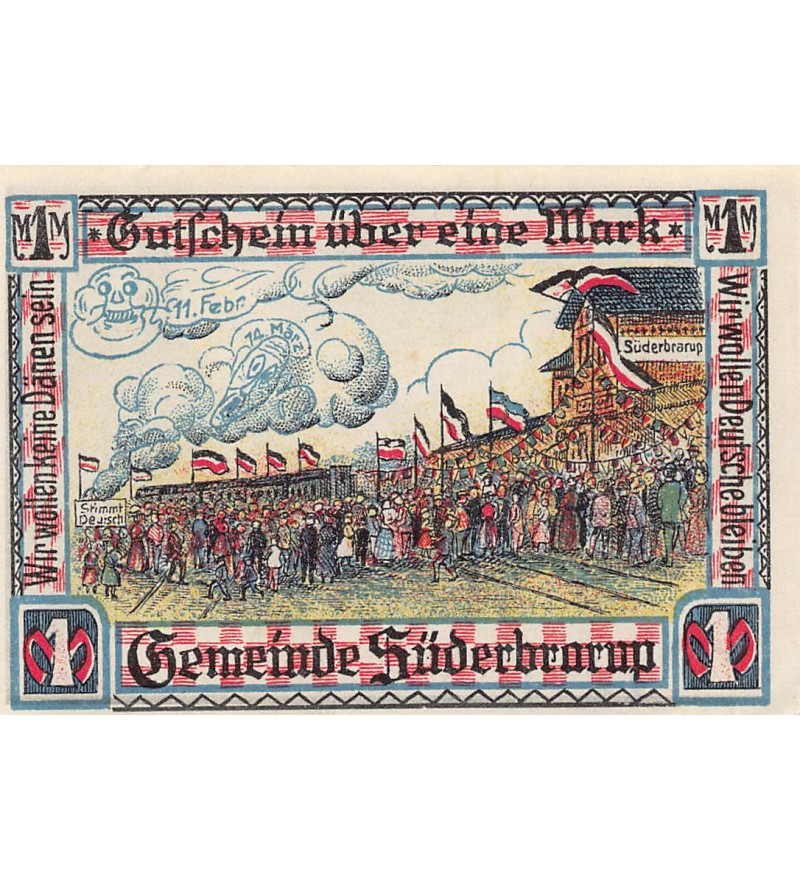ALLEMAGNE, SUDERBRARUP - 1 MARK 1920