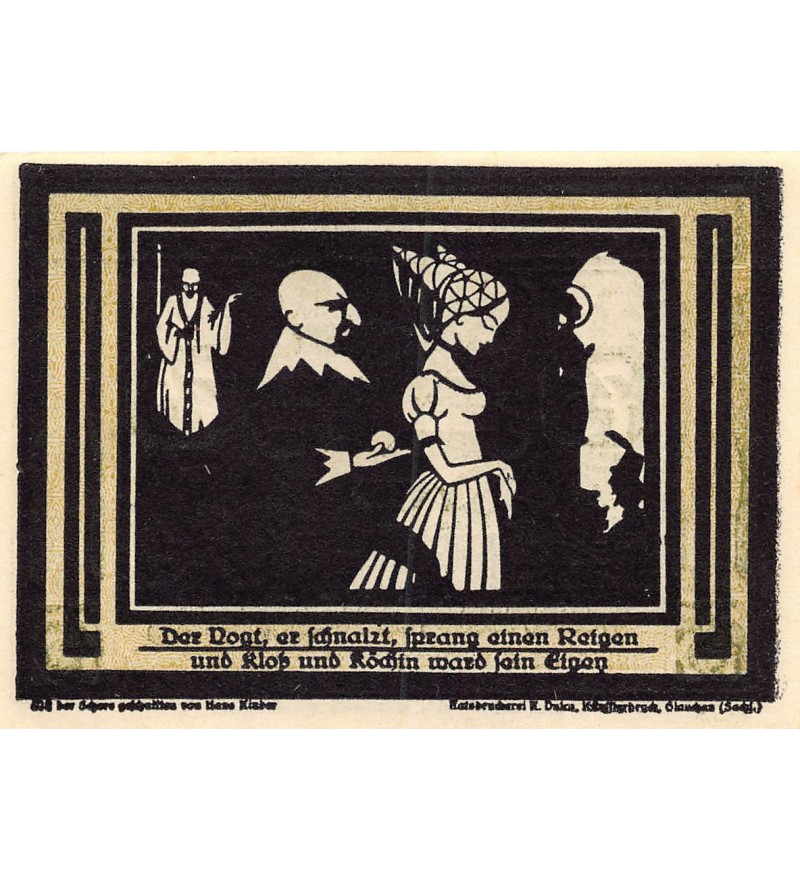 ALLEMAGNE, Auerbach/Vogtland - 75 PFENNIG 1921