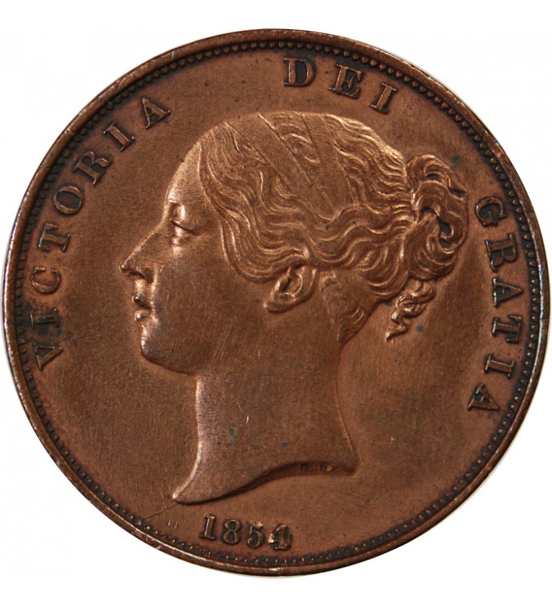 GRANDE-BRETAGNE, VICTORIA - PENNY 1854
