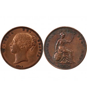 GRANDE-BRETAGNE, VICTORIA - PENNY 1854 2