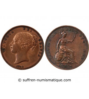 GRANDE-BRETAGNE, VICTORIA - PENNY 1854