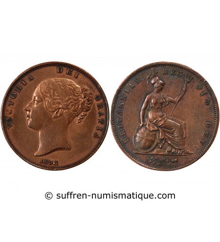 GRANDE-BRETAGNE, VICTORIA - PENNY 1854