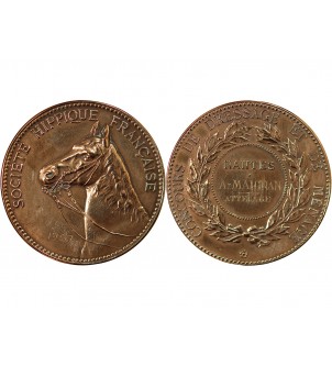SOCIÉTÉ HIPPIQUE, CONCOURS DE DRESSAGE - MÉDAILLE BRONZE 1907 NANTES 2