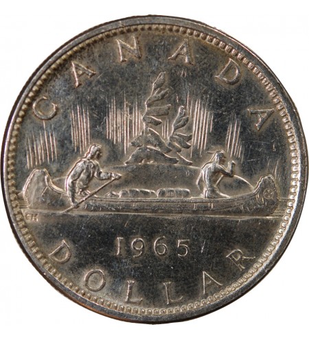 CANADA, ELIZABETH II - DOLLAR ARGENT 1965
