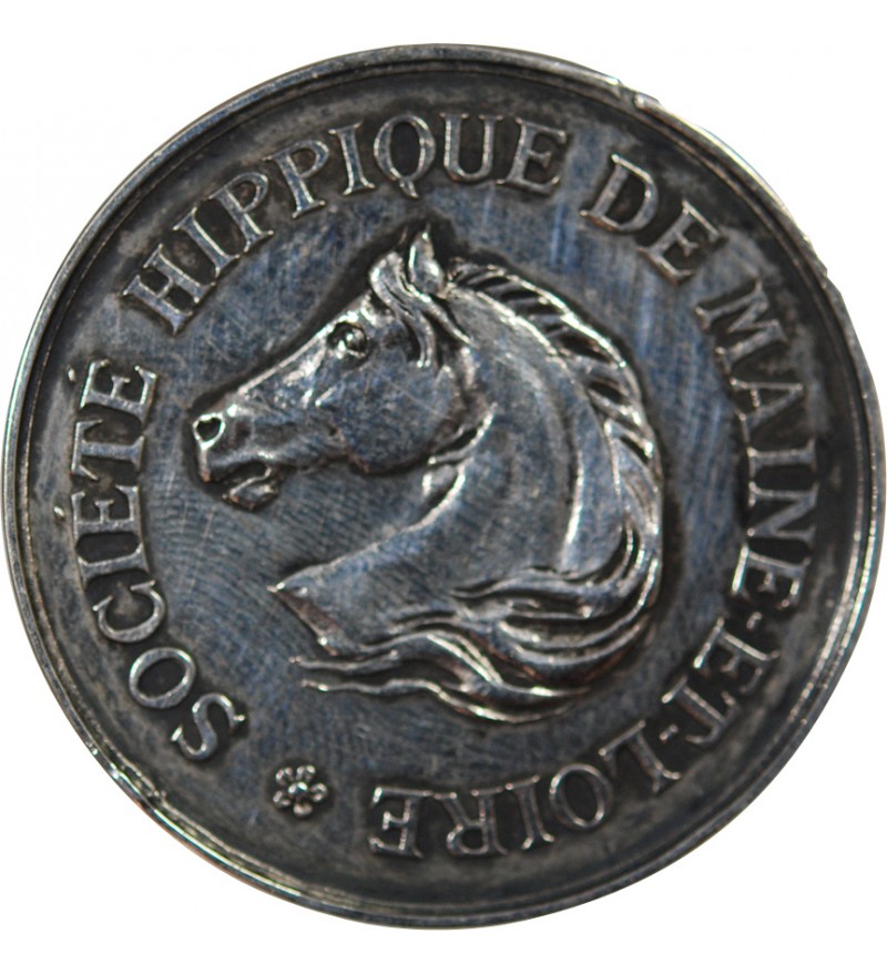 SOCIÉTÉ HIPPIQUE DE MAINE-ET-LOIRE, VILLE D'ANGERS - MÉDAILLE ARGENT