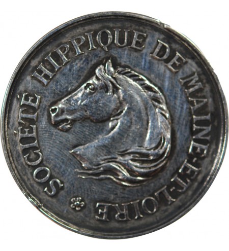 SOCIÉTÉ HIPPIQUE DE MAINE-ET-LOIRE, VILLE D'ANGERS - MÉDAILLE ARGENT
