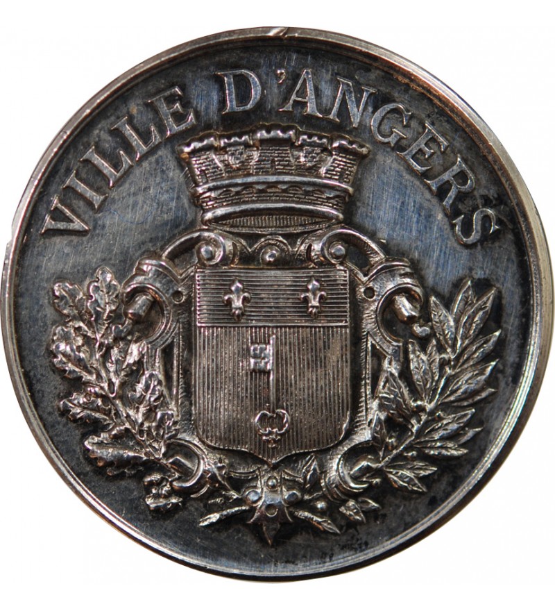 SOCIÉTÉ HIPPIQUE DE MAINE-ET-LOIRE, VILLE D'ANGERS - MÉDAILLE ARGENT