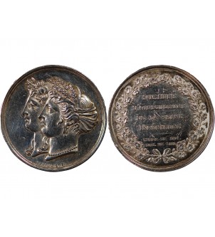 SOCIÉTÉ D'AGRICULTURE DE LA SEINE INFERIEURE – JETON ARGENT 1819 2
