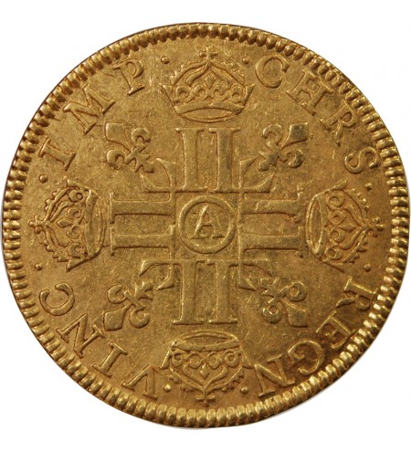 LOUIS XIII - LOUIS D'OR A LA MECHE COURTE 1641 A PARIS R3