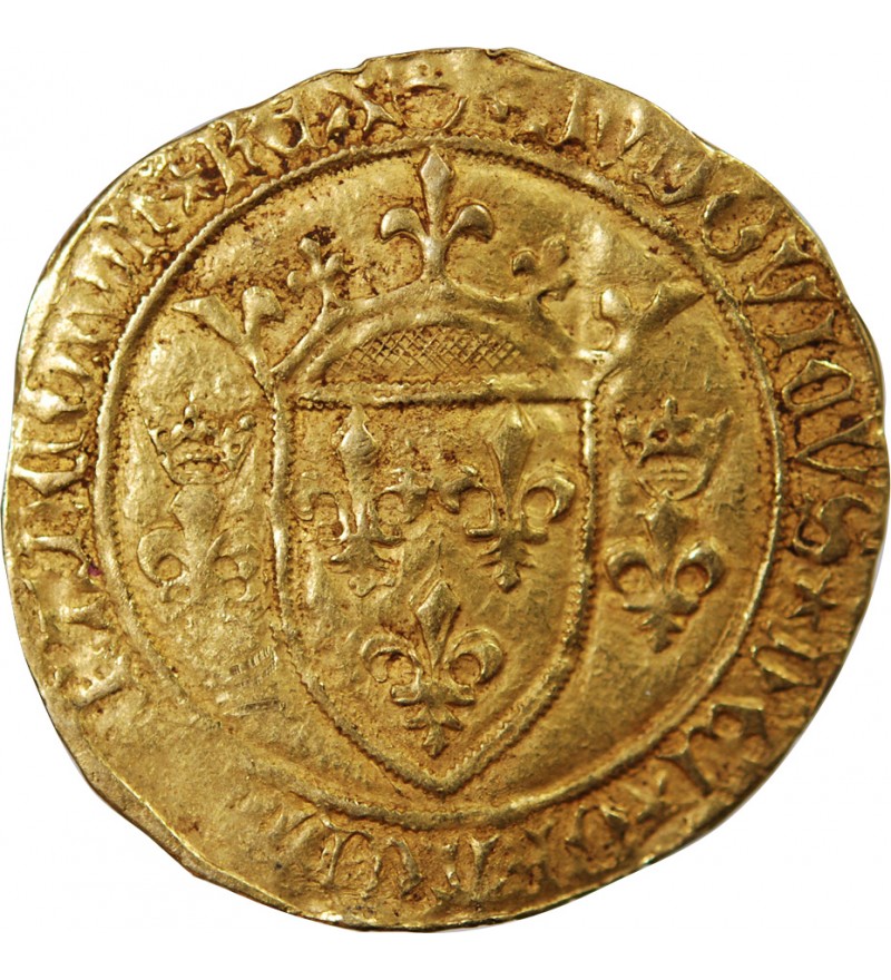 LOUIS XI - ECU D'OR A LA COURONNE 1461 / 1483