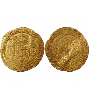 LOUIS XI - ECU D'OR A LA COURONNE 1461 / 1483 2