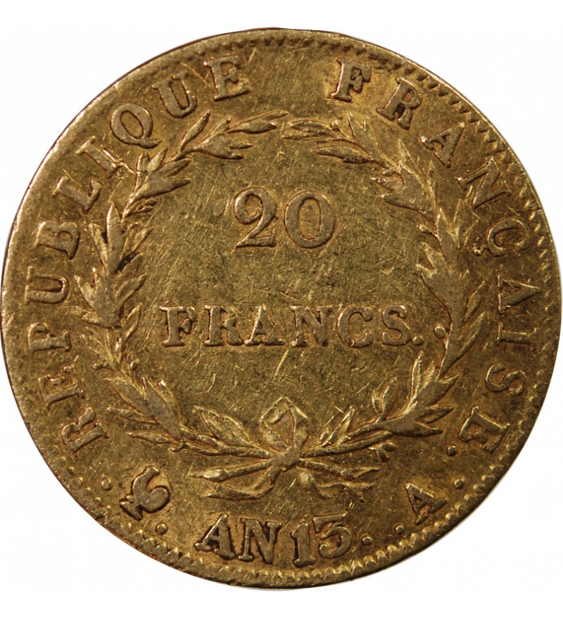NAPOLEON Ier﻿ - 20 FRANCS OR AN 13 A PARIS﻿﻿﻿ "Calendrier révolutionnaire"