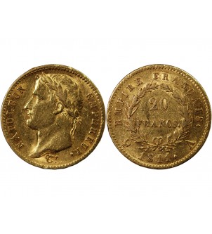 NAPOLEON Ier - 20 FRANCS OR 1811 A PARIS 2