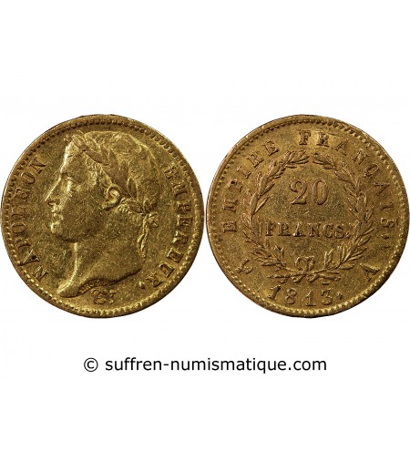 NAPOLEON Ier - 20 FRANCS OR 1812 M TOULOUSE