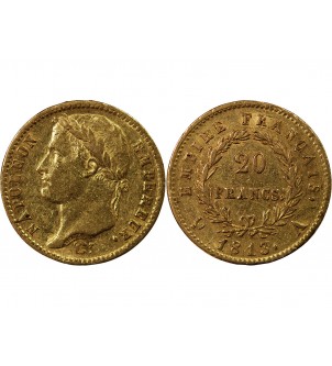 NAPOLEON Ier - 20 FRANCS OR 1812 M TOULOUSE 2