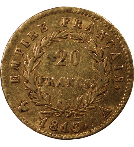NAPOLEON Ier - 20 FRANCS OR 1812 M TOULOUSE