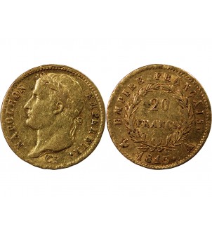 NAPOLEON Ier - 20 FRANCS OR 1812 M TOULOUSE 2
