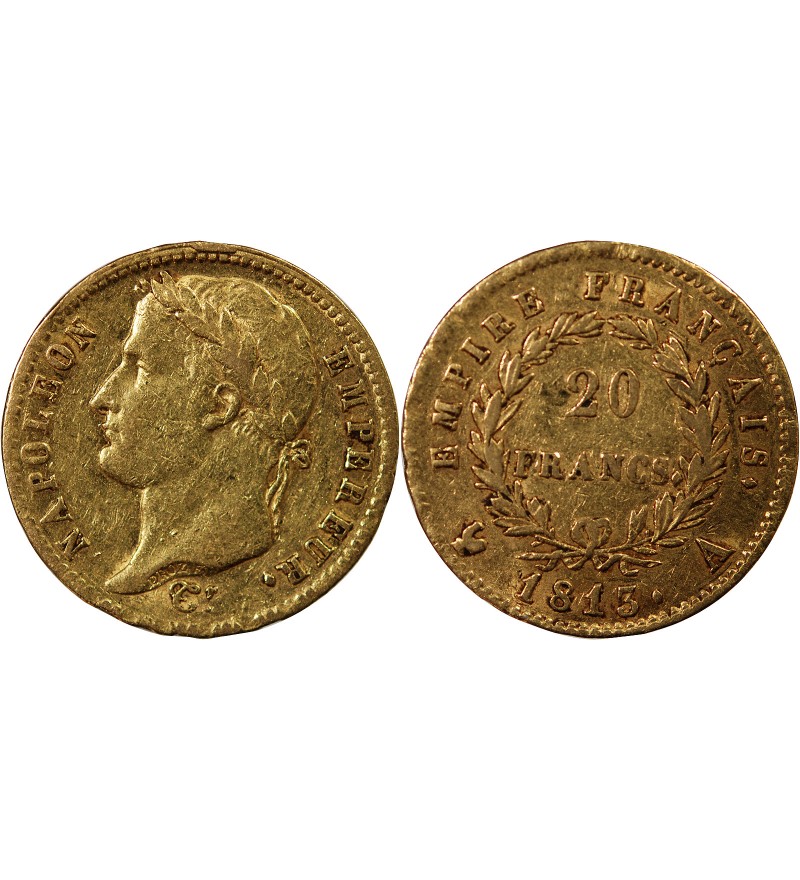 NAPOLEON Ier - 20 FRANCS OR 1812 M TOULOUSE