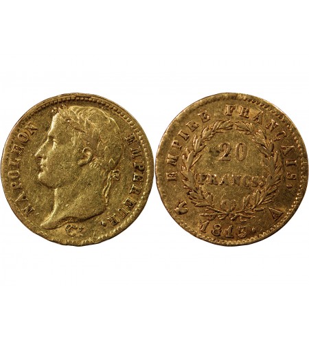 NAPOLEON Ier - 20 FRANCS OR 1812 M TOULOUSE