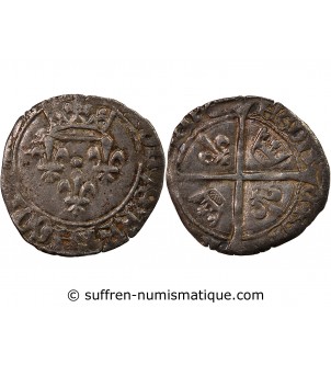 CHARLES VII - BLANC DIT "FLORETTE" 1422 / 1461