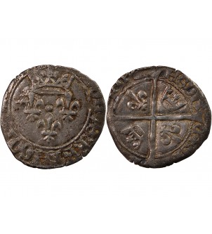 CHARLES VII - BLANC DIT "FLORETTE" 1422 / 1461 2