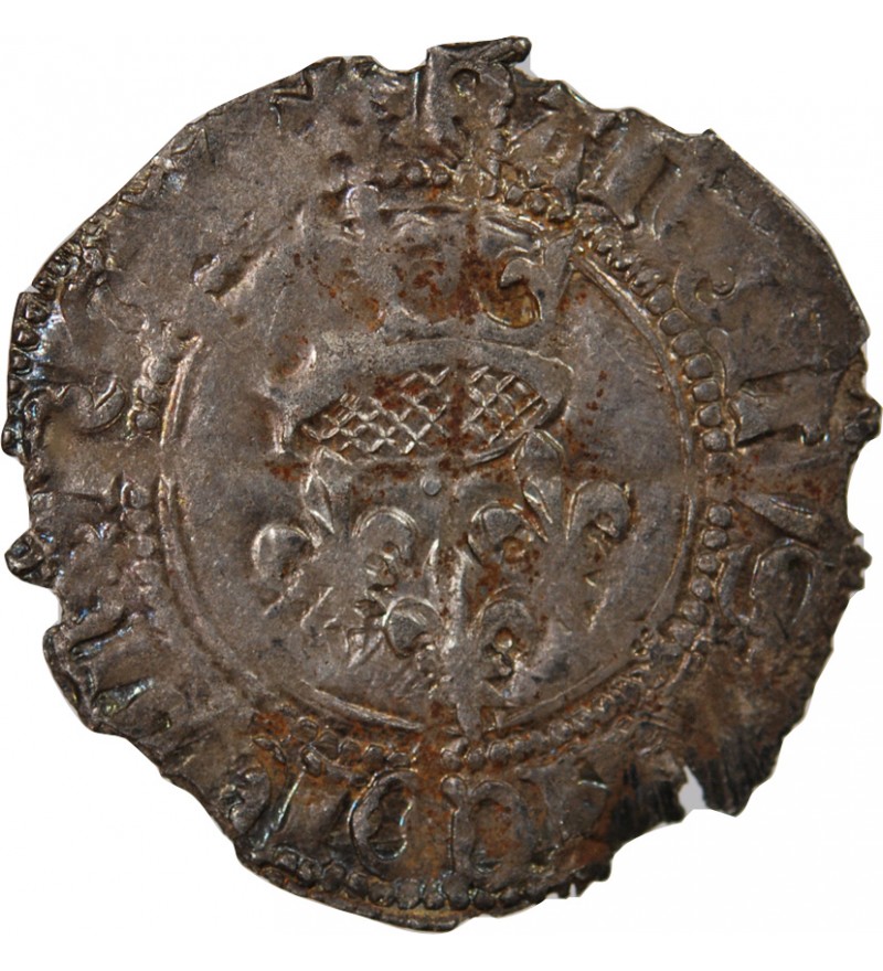 CHARLES VII - BLANC DIT "FLORETTE" 1422 / 1461 POITIERS