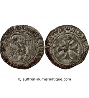 DUCHÉ DE BRETAGNE, FRANÇOIS Ier ET II - BLANC A LA TARGE 1442 / 1488