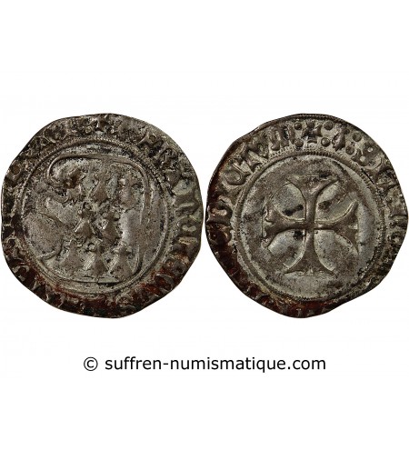 DUCHÉ DE BRETAGNE, FRANÇOIS Ier ET II - BLANC A LA TARGE 1442 / 1488