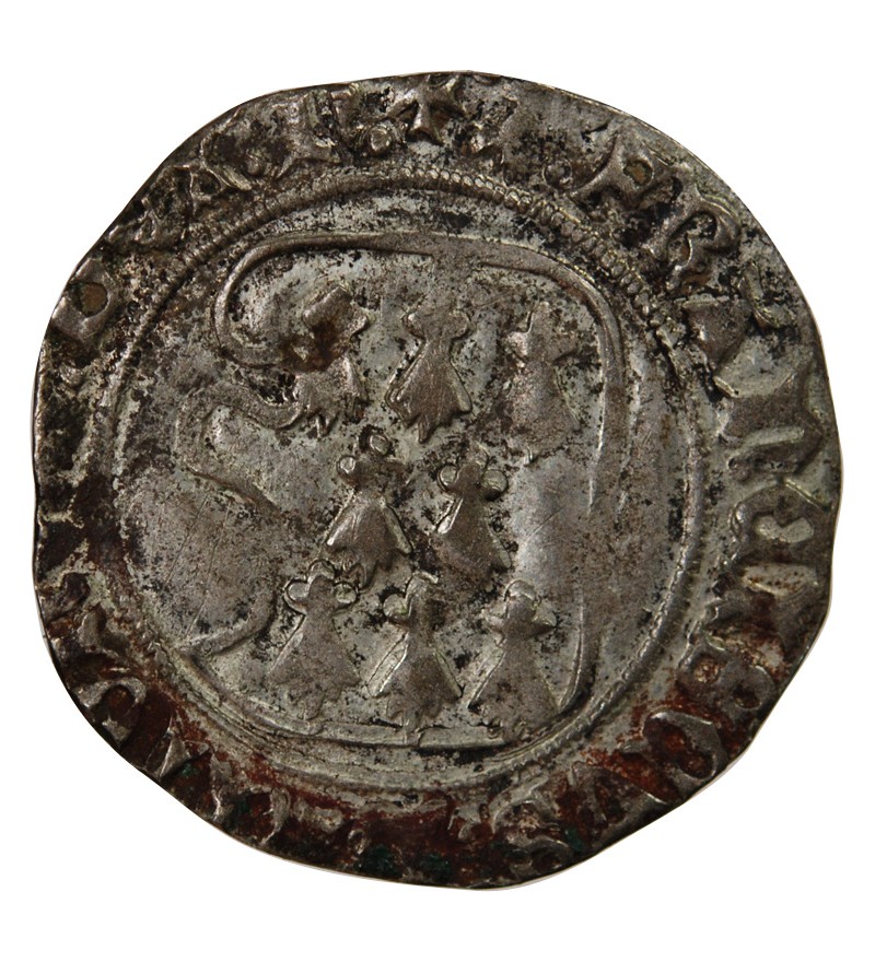 DUCHÉ DE BRETAGNE, FRANÇOIS Ier ET II - BLANC A LA TARGE 1442 / 1488