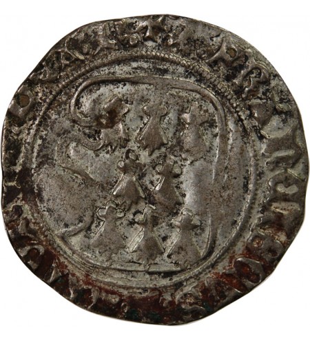 DUCHÉ DE BRETAGNE, FRANÇOIS Ier ET II - BLANC A LA TARGE 1442 / 1488
