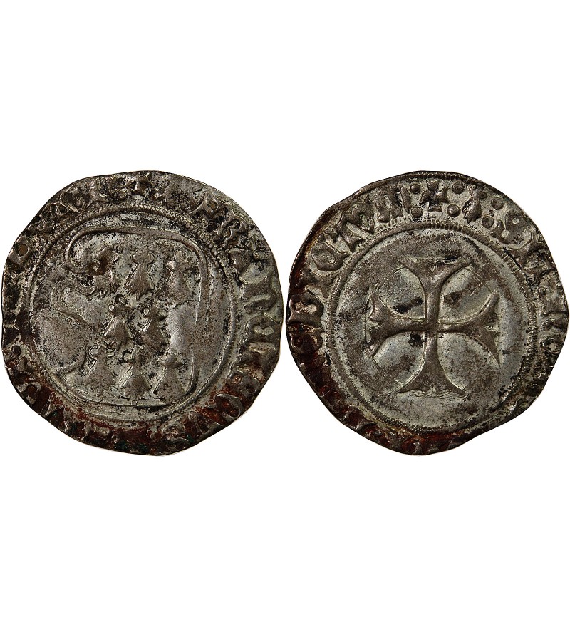 DUCHÉ DE BRETAGNE, FRANÇOIS Ier ET II - BLANC A LA TARGE 1442 / 1488
