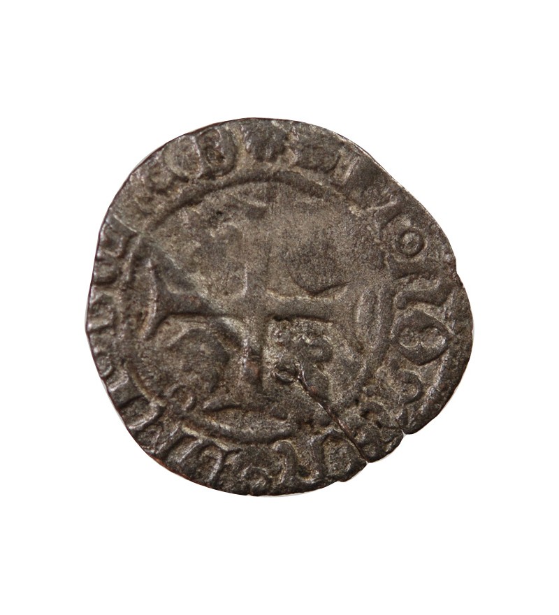 CHARLES VIII - LIARD AU DAUPHIN 1483 - 1498