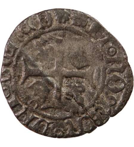 CHARLES VIII - LIARD AU DAUPHIN 1483 - 1498