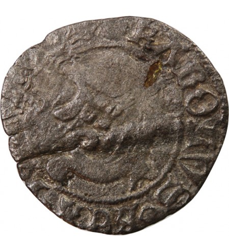 CHARLES VIII - LIARD AU DAUPHIN 1483 - 1498