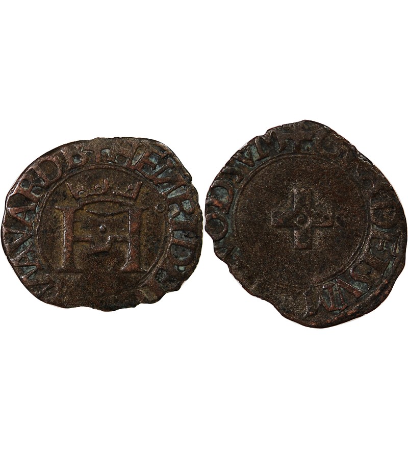 ROYAUME DE NAVARRE, HENRI D'ALBRET – LIARD 1516 / 1555