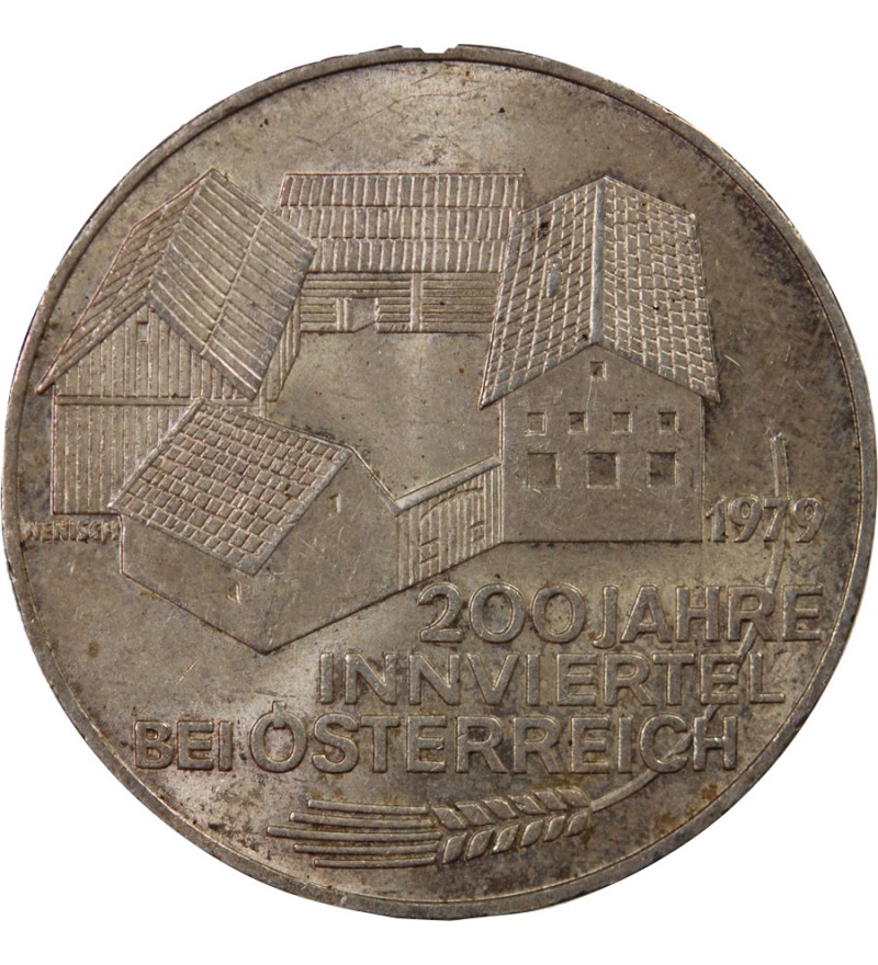 AUTRICHE - 100 SCHILLING ARGENT 1979 - INNVIERTEL