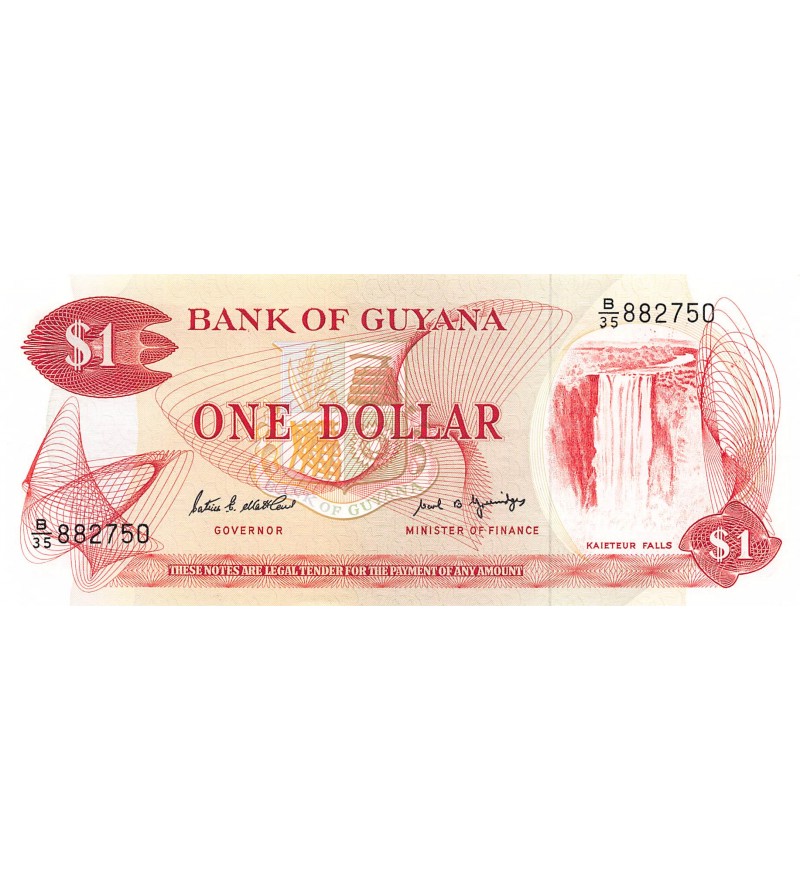GUYANA - 1 DOLLAR 1989 - NEUF