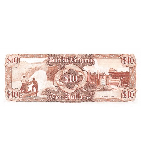 GUYANA - 10 DOLLARS 1992 - NEUF
