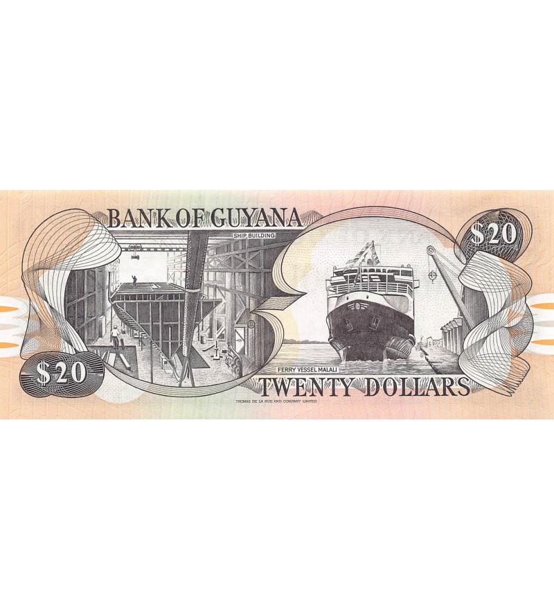 GUYANA - 20 DOLLARS 1996 - P.NEUF