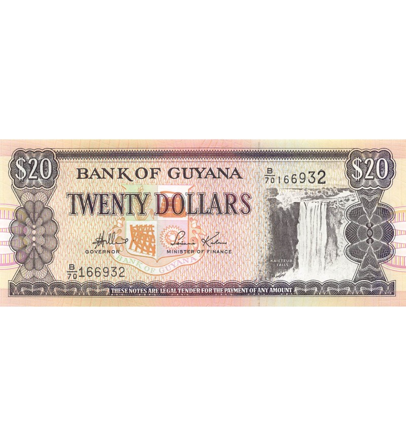 GUYANA - 20 DOLLARS 1996 - P.NEUF