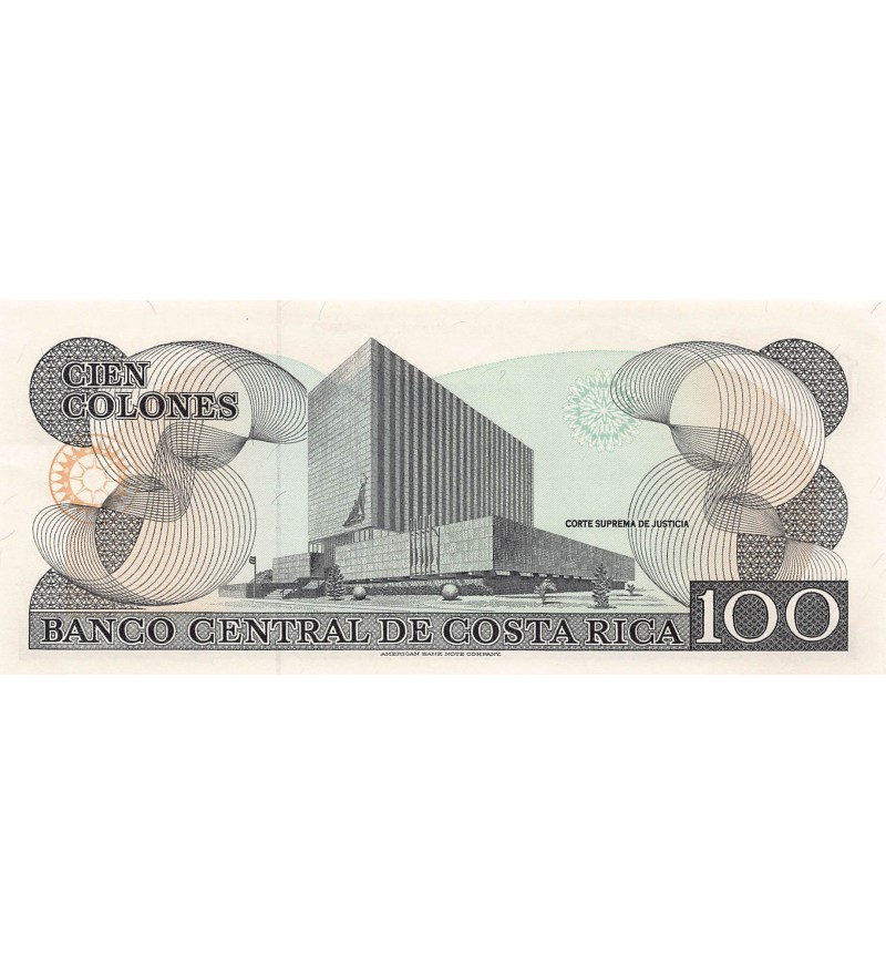COSTA RICA, RICARDO JIMENEZ - 100 COLONES 1993 - NEUF
