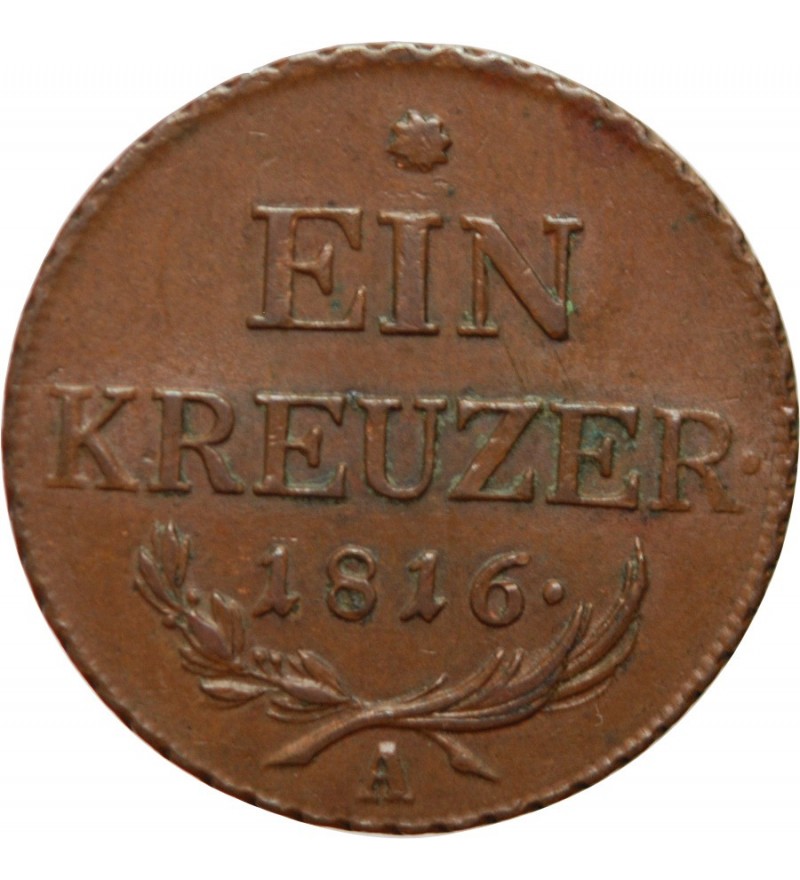 AUTRICHE - FRANCOIS Ier 1 KREUZER 1816 A